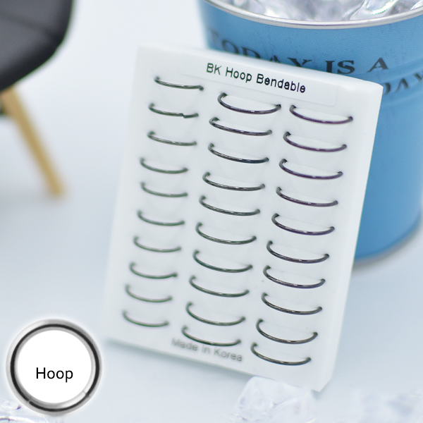 316-01 Black Hoop (30pcs/Pad)