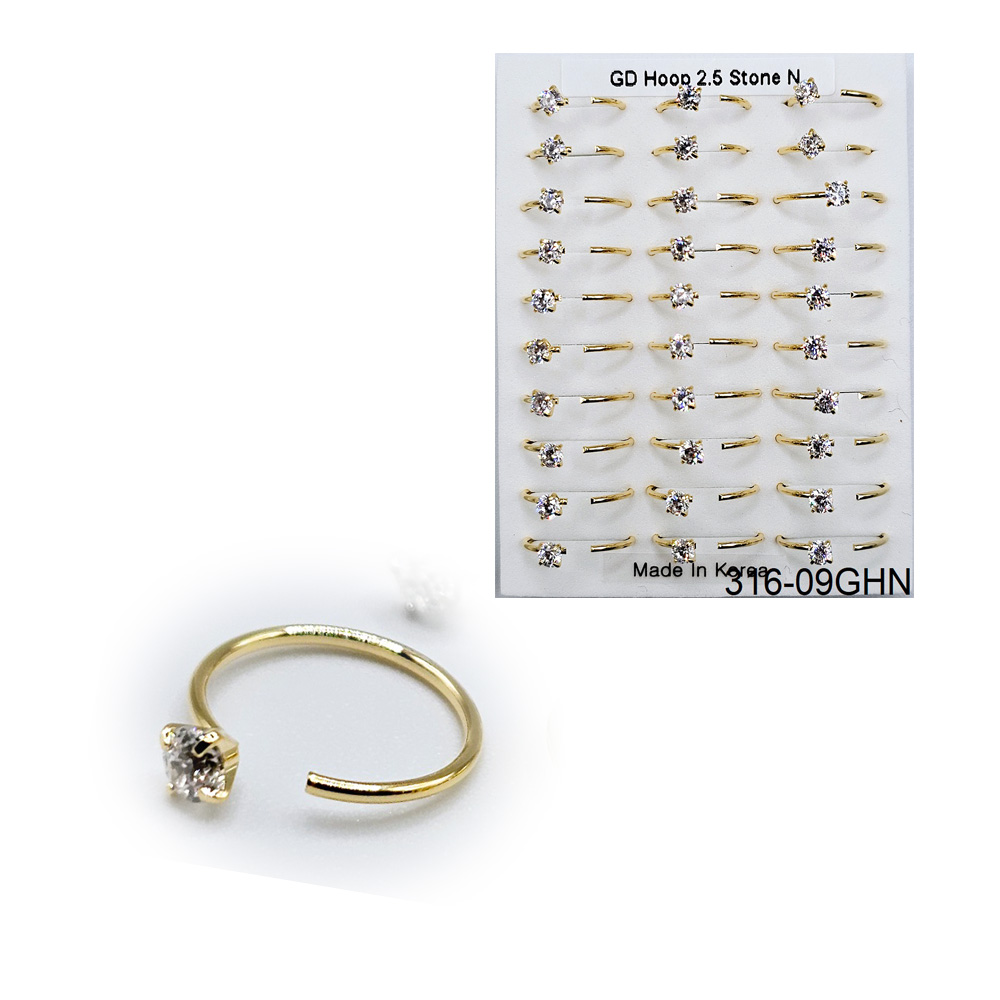 316-09 GoldN Hoop (30pcs/Pad) 316-09 GoldN Hoop (30pcs/Pad)
