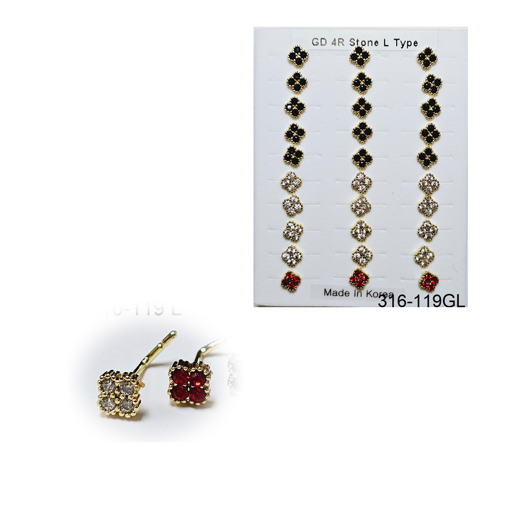 316-119 Gold L Type (30pcs/Pad)