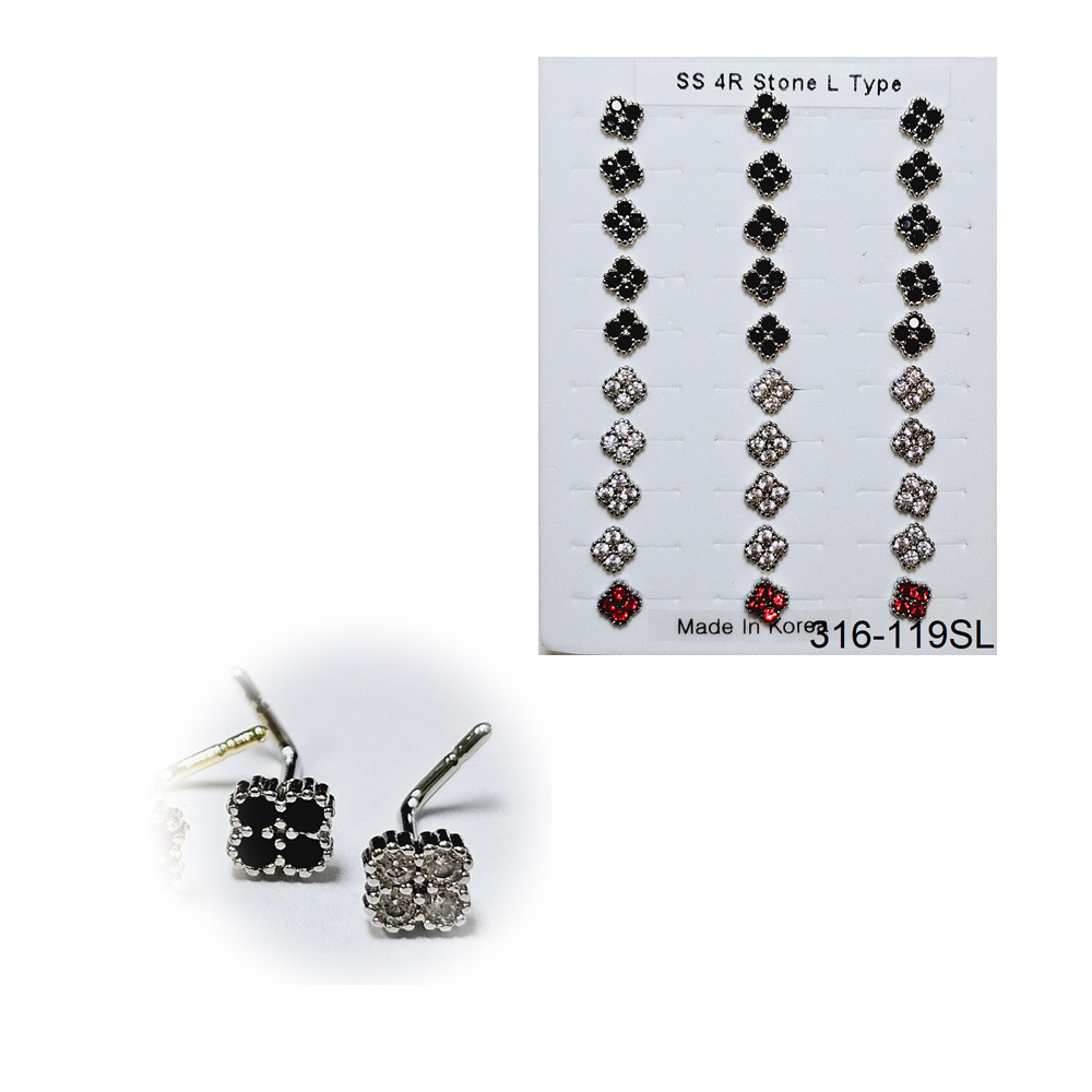 316-119 Silver L Type (30pcs/Pad)