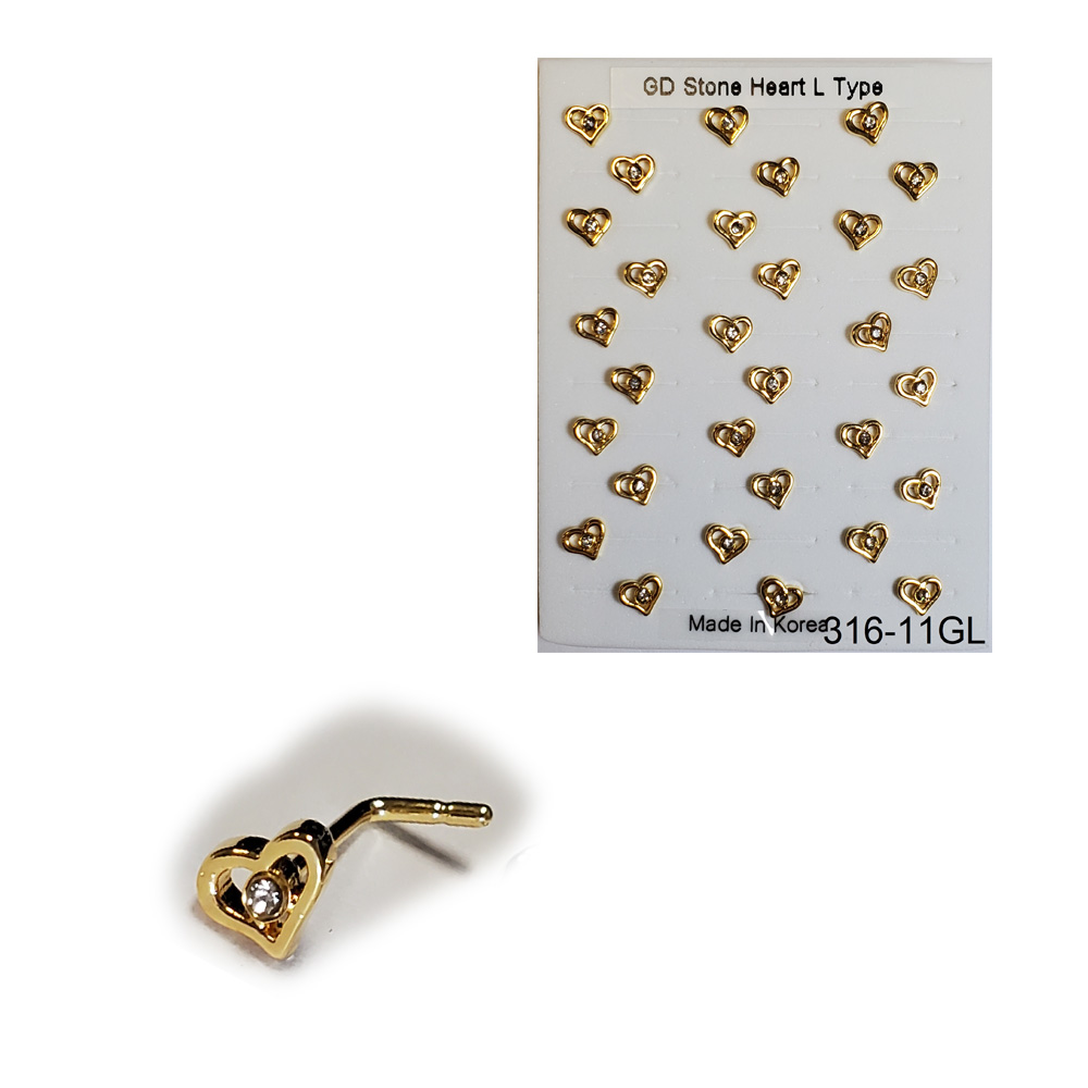 316-11 Gold L Type (30pcs/Pad)