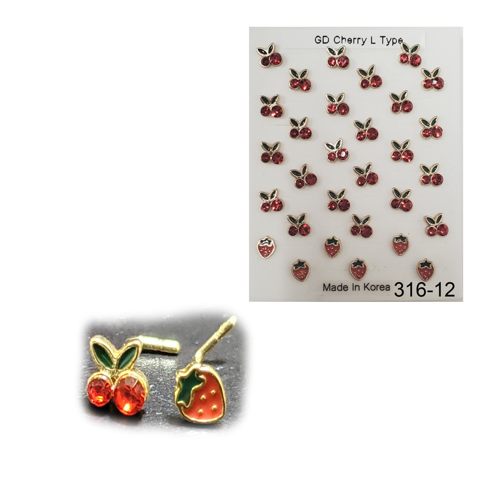 316-12 Gold L Type (30pcs/Pad)