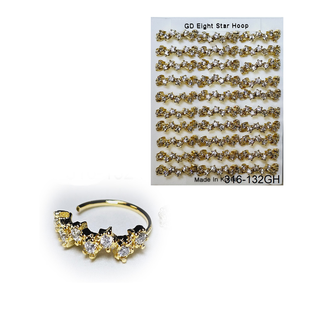 316-132 Gold Hoop (30pcs/Pad) 316-132 Gold Hoop (30pcs/Pad)