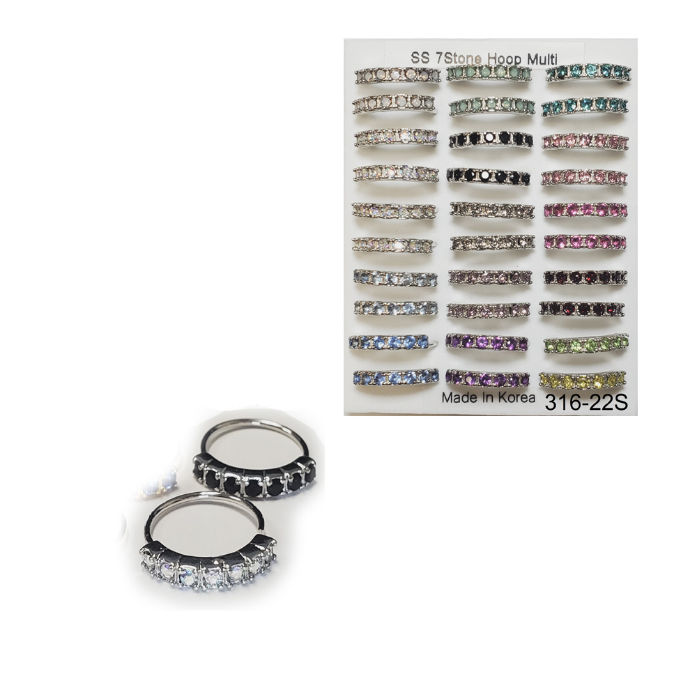 316-22 Silver Hoop (30pcs/Pad) 316-22 Silver Hoop (30pcs/Pad)