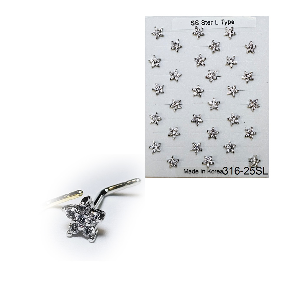 316-25 Silver Hoop (30pcs/Pad) 316-25 Silver Hoop (30pcs/Pad)