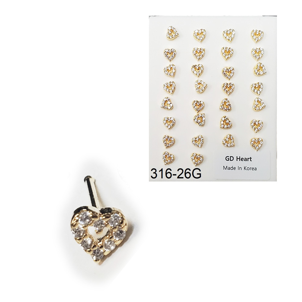 316-26 Gold Ball Tip (30pcs/Pad)