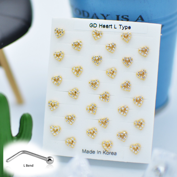 316-27 Gold L Type (30pcs/Pad)