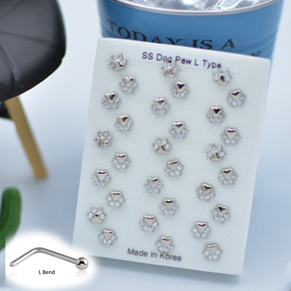 316-30 Silver L Type (30pcs/Pad)