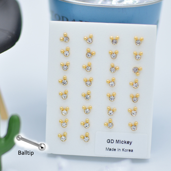 316-33 Gold Ball Tip (30pcs/Pad)