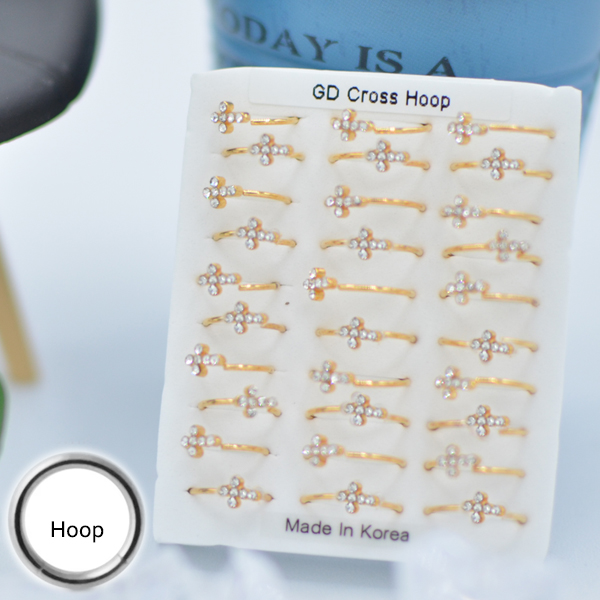 316-41 Gold Hoop (30pcs/Pad)