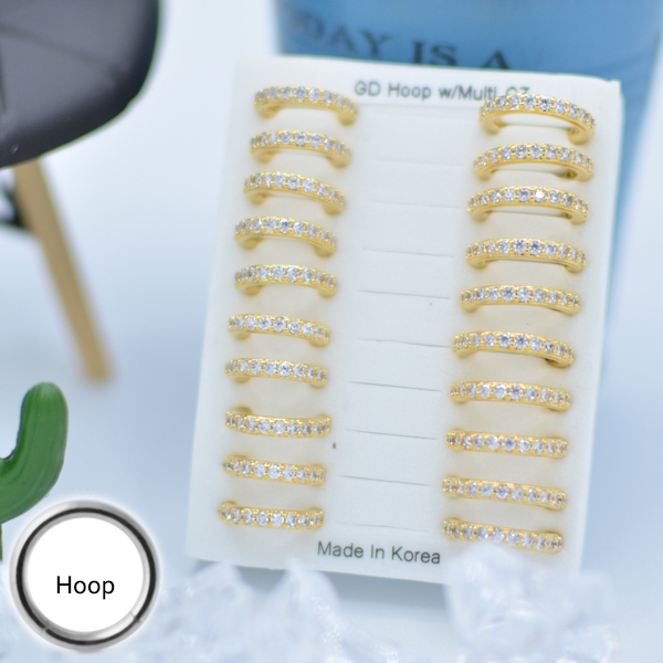 316-45 Gold Hoop (30pcs/pad)