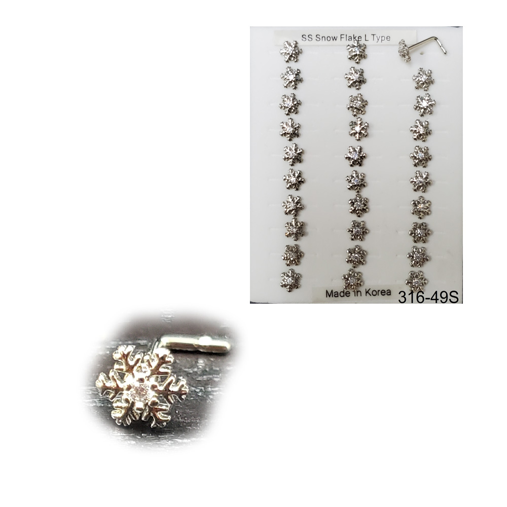 316-49 Silver L Type (30pcs/Pad)