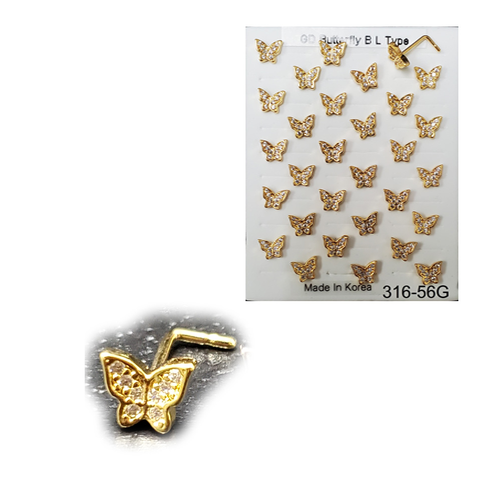 316-56 Gold L Type (30pcs/Pad)