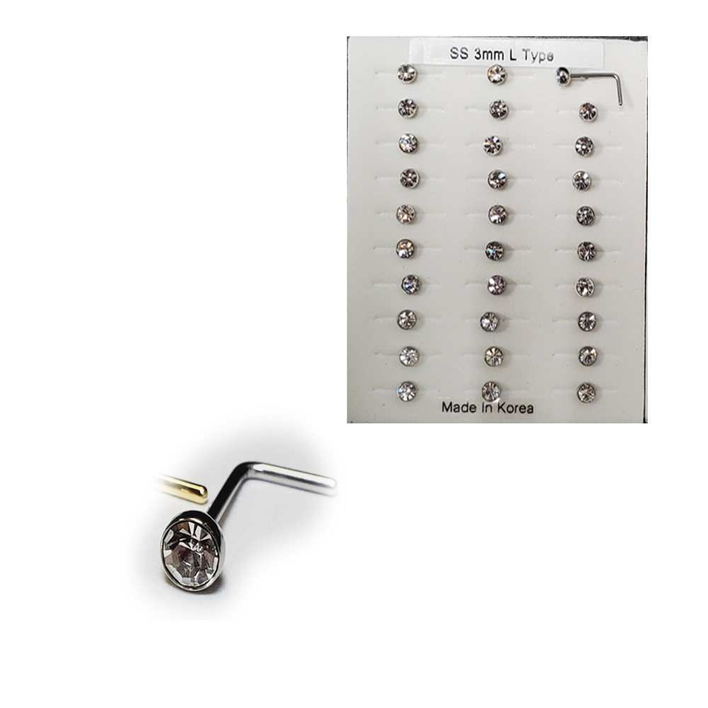 316-60 Silver L Type (30pcs/Pad)