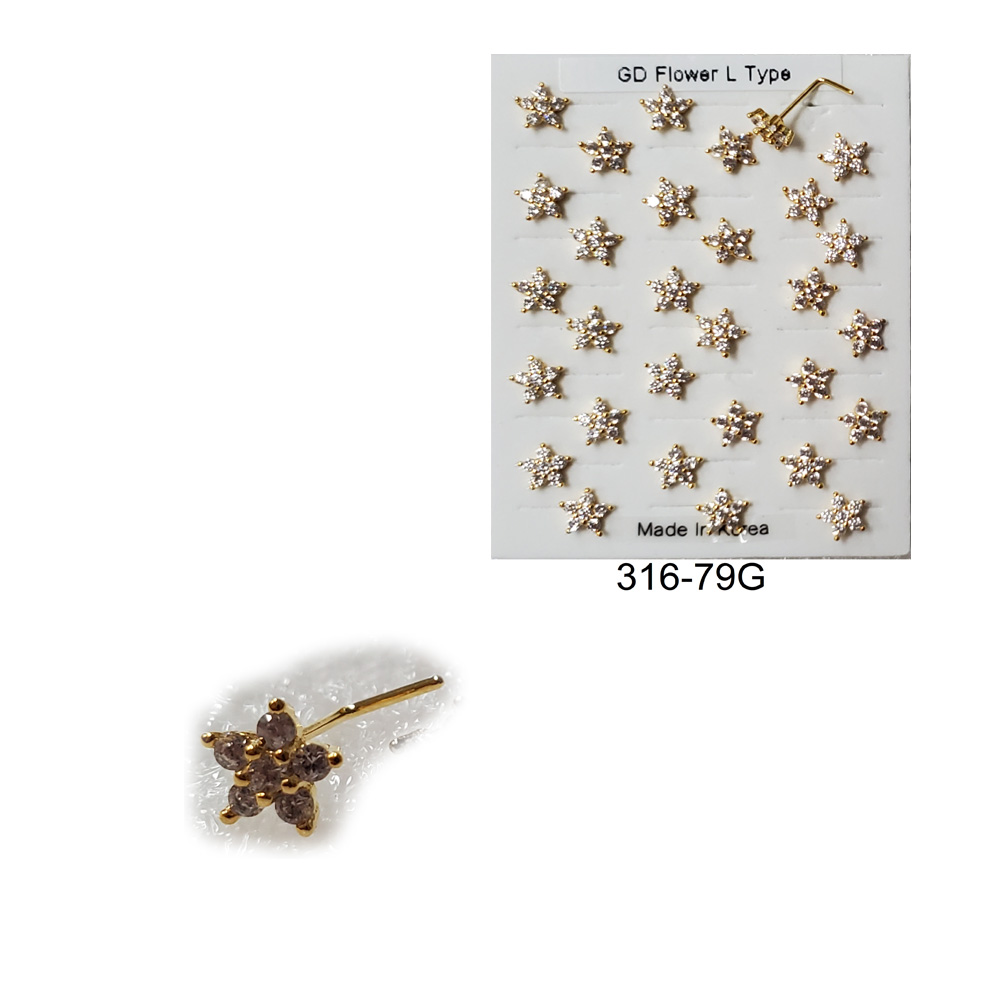 316-79 Gold L Type (30pcs/Pad)