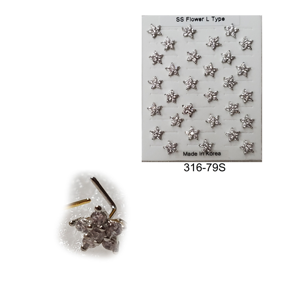 316-79 Silver L Type (30pcs/Pad)
