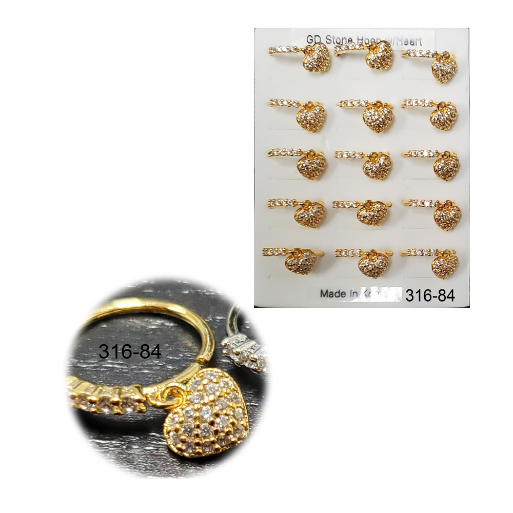 316-84 Gold Hoop (15pcs/Pad) 316-84 Gold Hoop (15pcs/Pad)