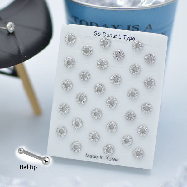 316-87 Silver Ball Tip (30pcs/Pad)