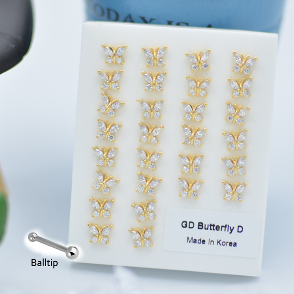 316-93 Gold Ball Tip (30pcs/Pad)