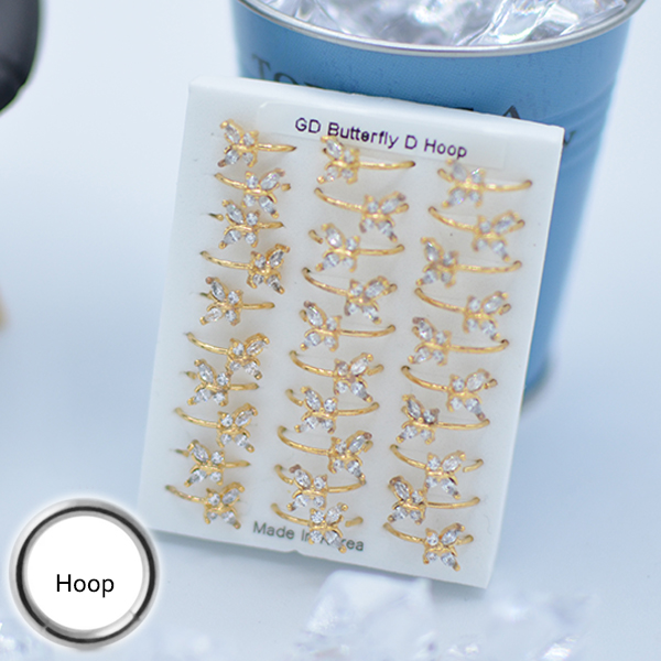 316-94 Gold Hoop (30pcs/Pad)