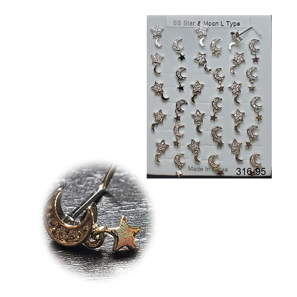 316-95 Silver L Type (30pcs/Pad)