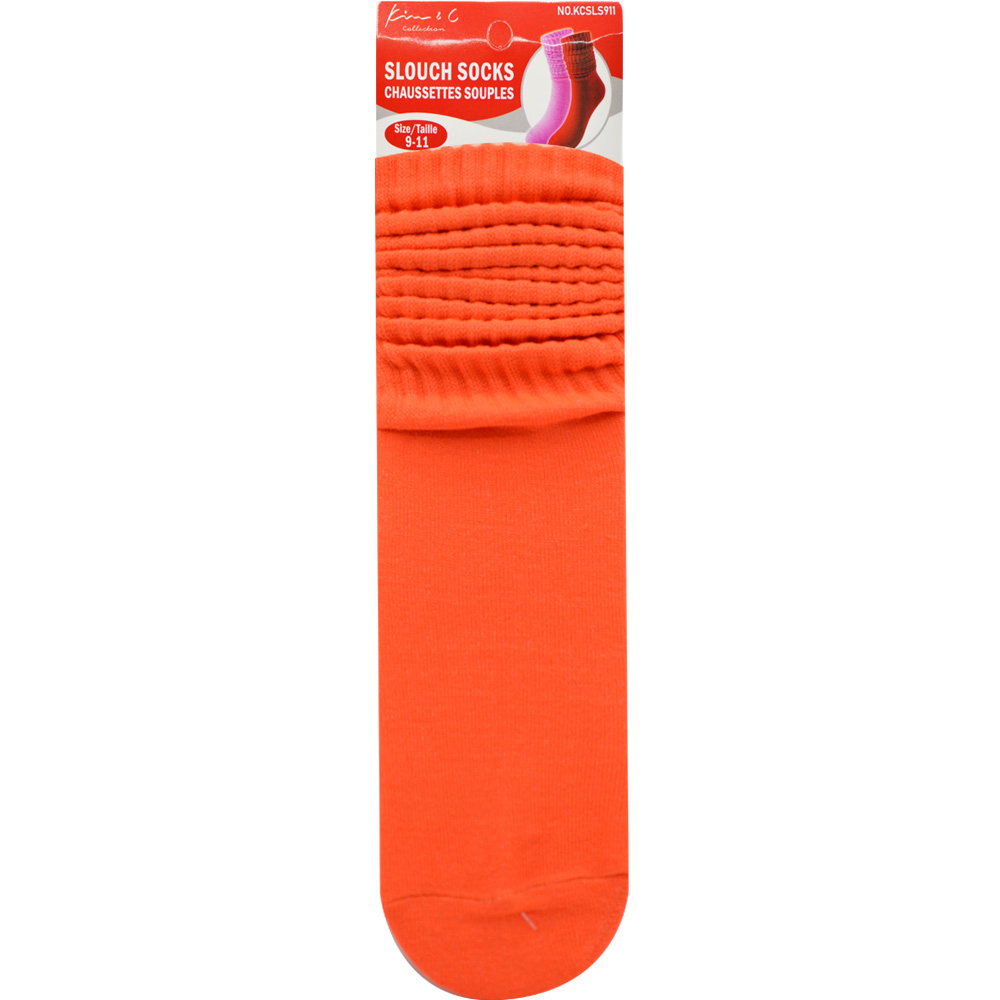 Slouch Socks 9-11 Orange (6pair/Pack) Slouch Socks 9-11 Orange (6pair/Pack)